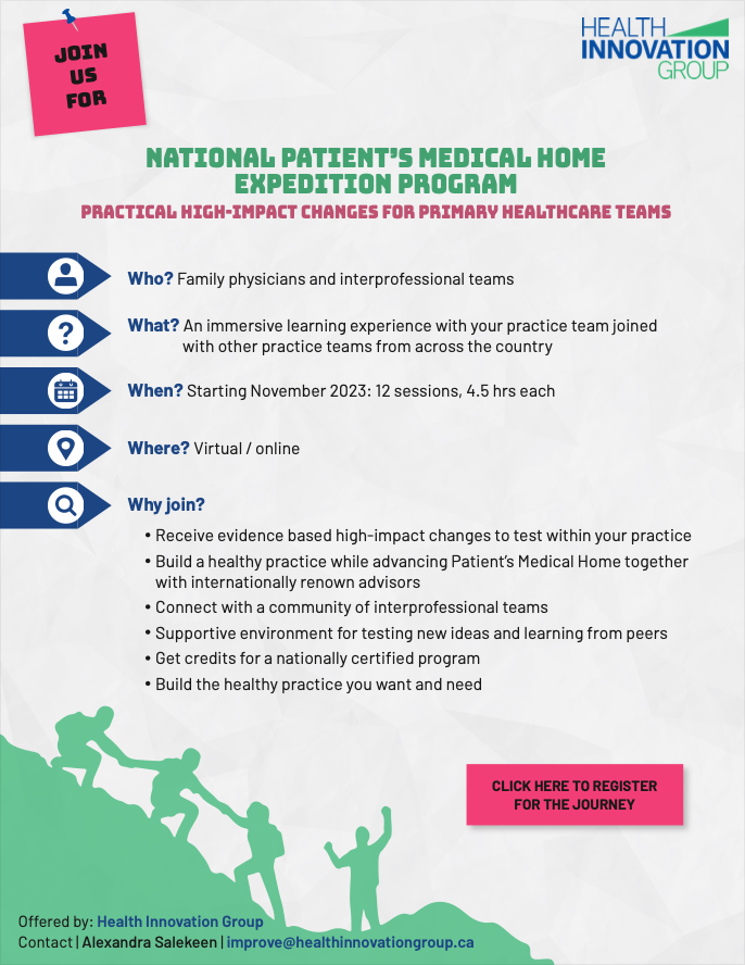 image of National Patient's Medical Home Expedition Program Poster